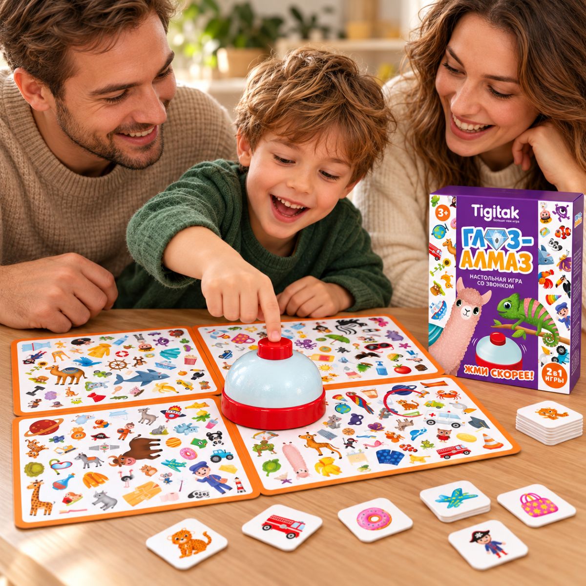 Детские развивающие игрушки Tigitak — игры, пазлы и семейный досуг