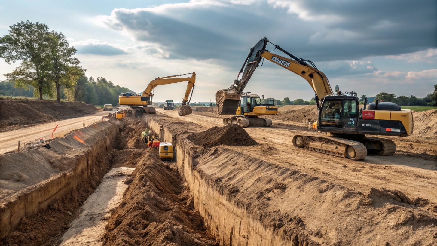 Разработка котлованов спецтехникой: типовая технологическая карта и основные этапы