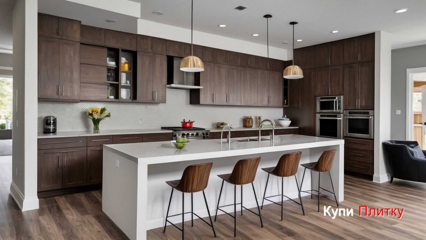 Как выбрать затирку для плитки под дерево на кухне