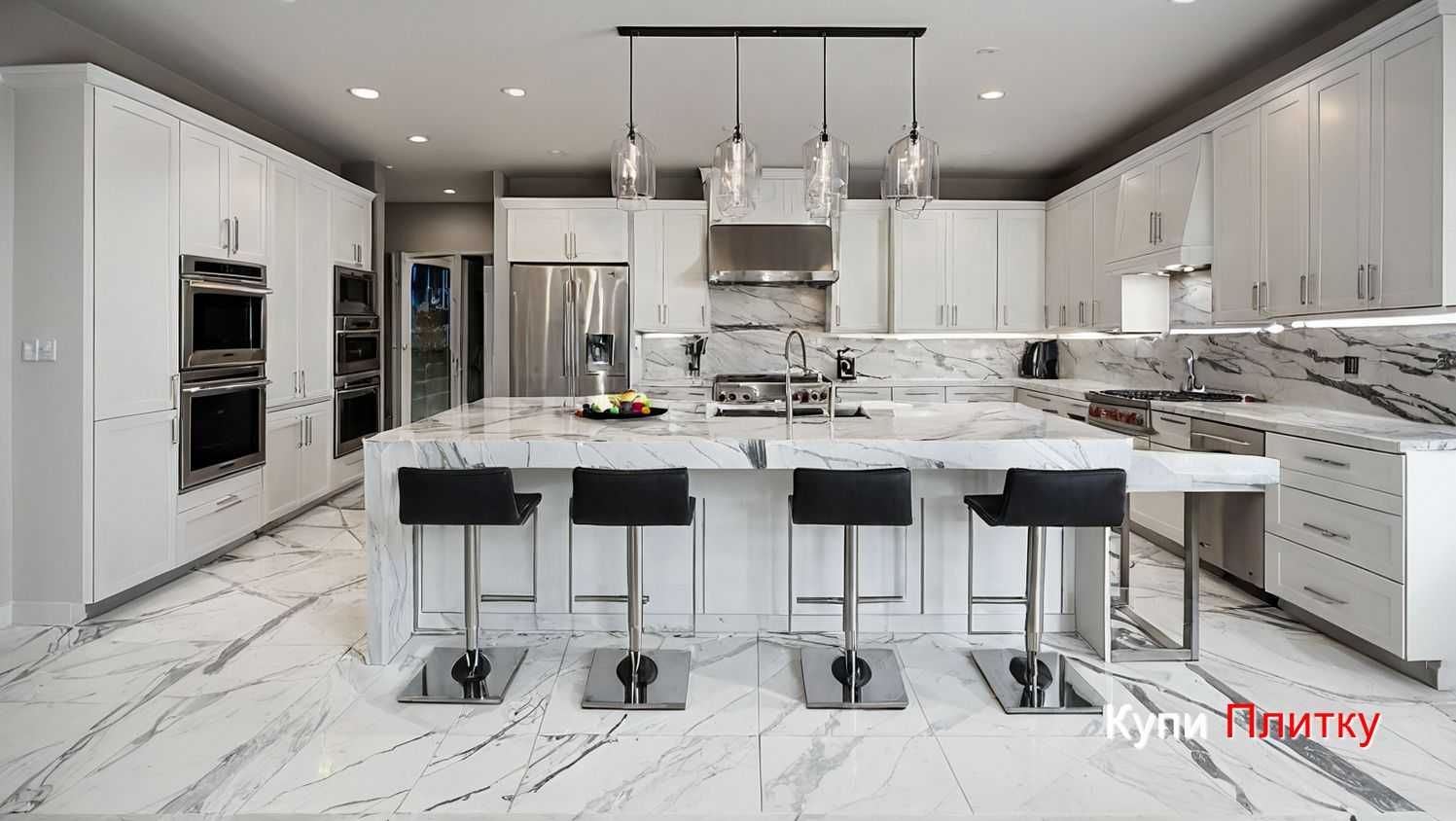 Как выбрать затирку под цвет плитки под мрамор на кухне