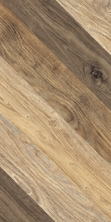 СК000020774 Керамогранит Ноттингем 4Д тип 2 коричневый (шеврон) 60х30 Керамин